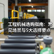 工程机械选购指南：常见场景与5大选择要点（图3）