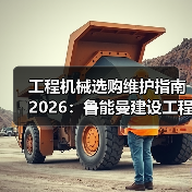 工程机械选购维护指南2026:鲁能曼建设工程有限公司实用解析(图2) 工程机械选购维护指南2026:鲁能曼建设工程有限公司实用解析(图2)