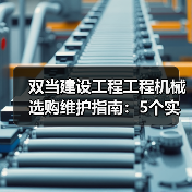 双当建设工程工程机械选购维护指南:5个实用方法解析(图4) 双当建设工程工程机械选购维护指南:5个实用方法解析(图4)