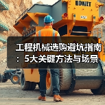 工程机械选购避坑指南：5大关键方法与场景解析