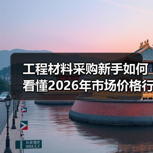 工程材料采购新手如何看懂2026年市场价格行情 工程材料采购新手如何看懂2026年市场价格行情
