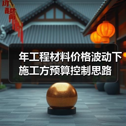 年工程材料价格波动下施工方预算控制思路