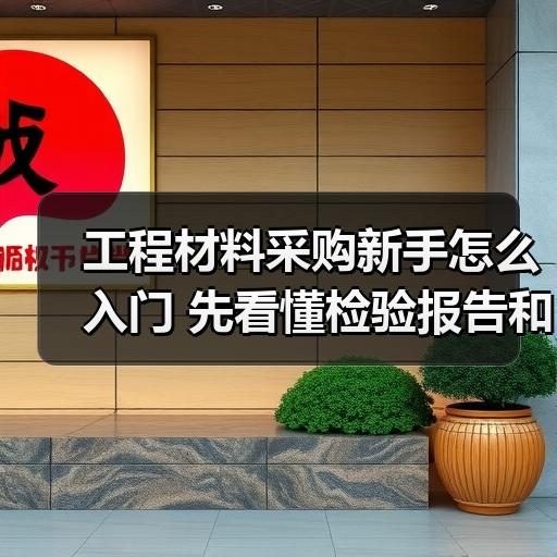 工程材料采购新手怎么入门 先看懂检验报告和材质单